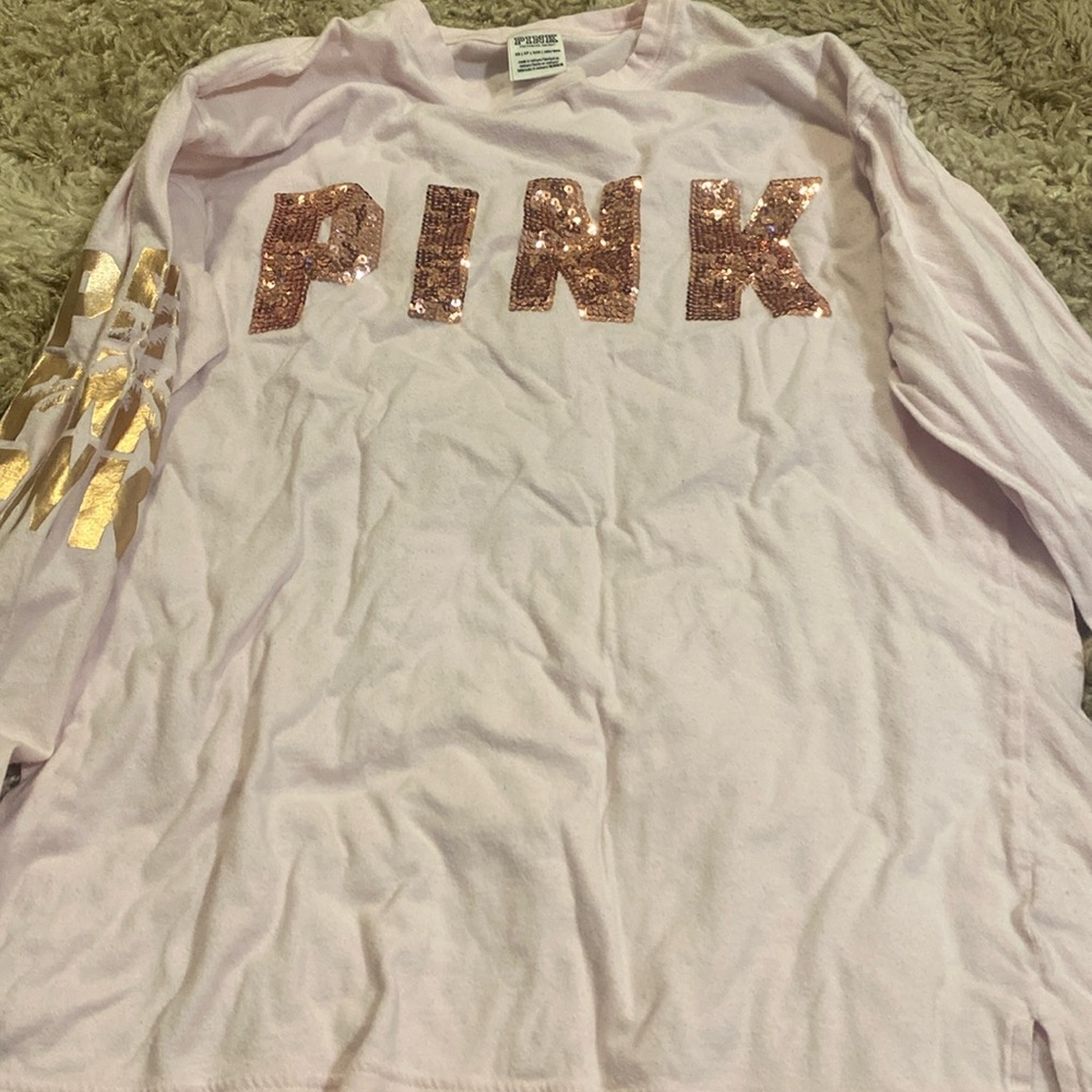 Pink brand shirt